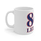 860 Ledyard Red, White & Blue Mug 11oz