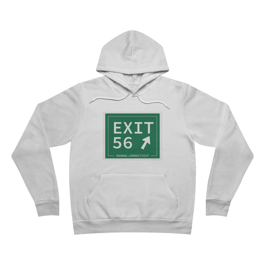 Vintage Exit 56 WCP Sign Unisex Sponge Fleece Pullover Hoodie