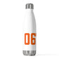 06782 Plymouth Connecticut Zip Code 20 oz Insulated Bottle