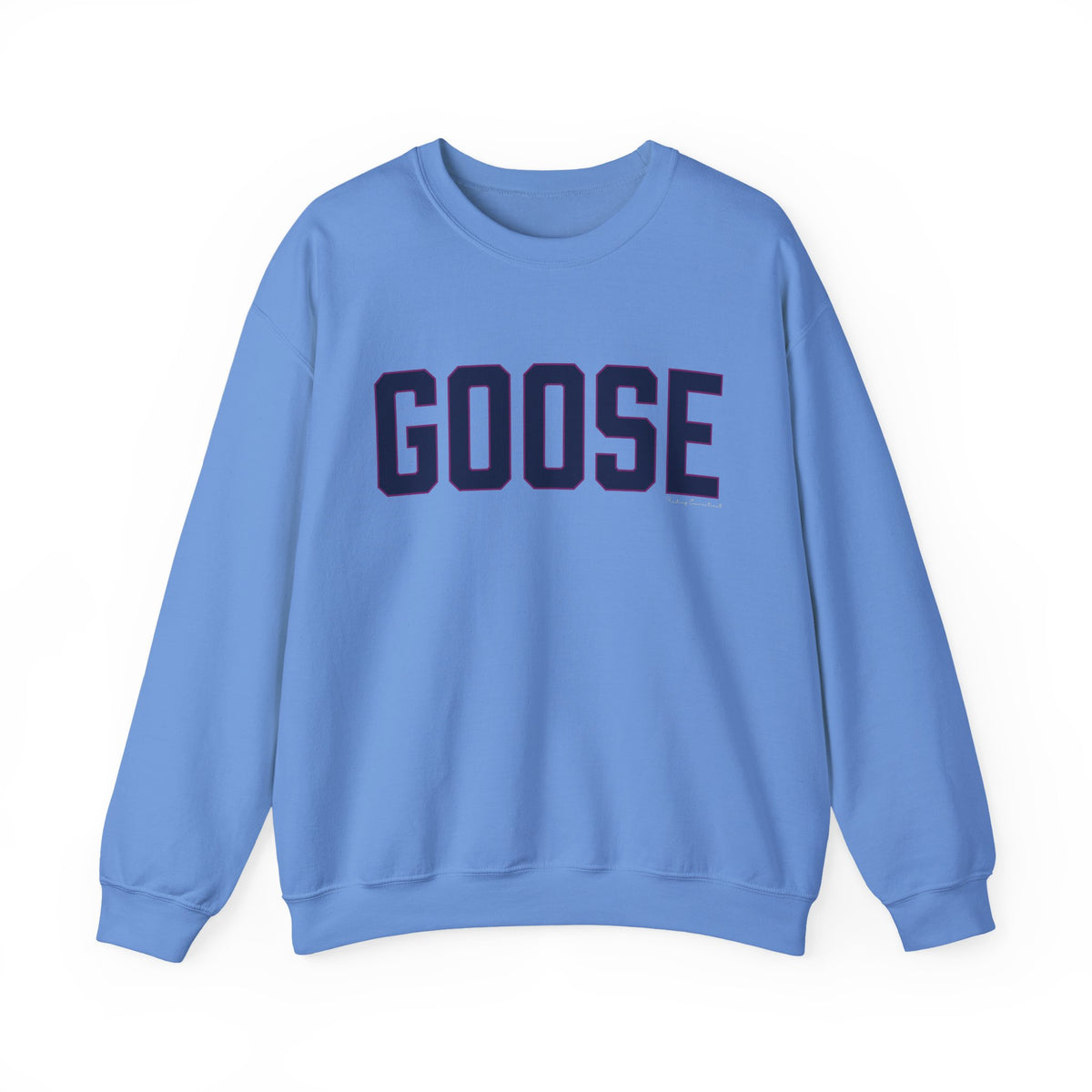 Goose Zip Code  Blue & Purple Unisex Heavy Blend™ Crewneck Sweatshirt