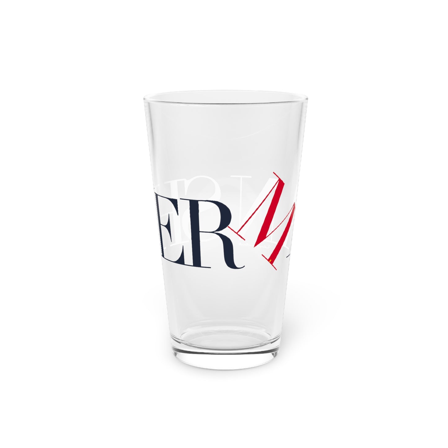 41 Tilt Sherman Pint Glass, 16oz