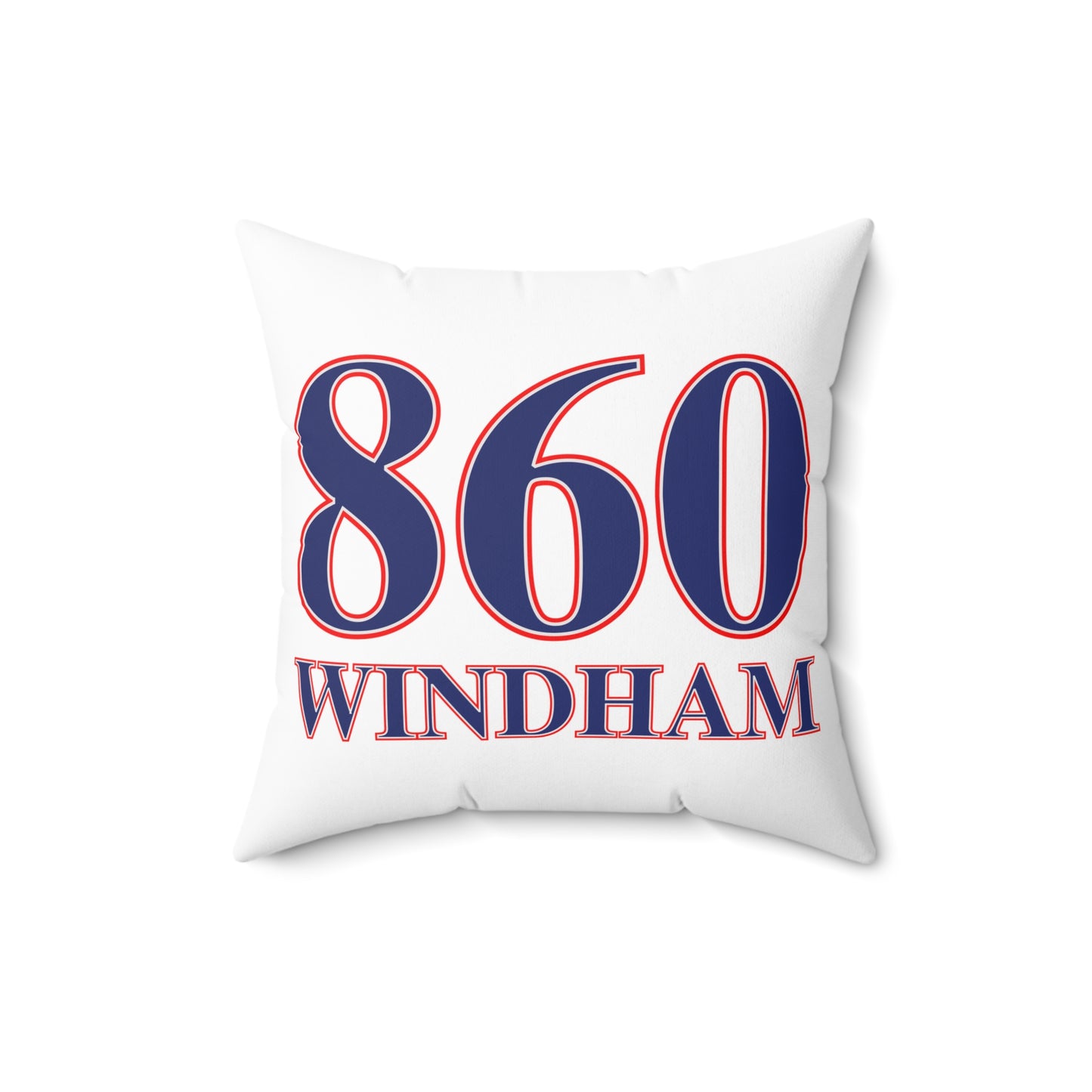 860 Windham Red, White & Blue Spun Polyester Square Pillow