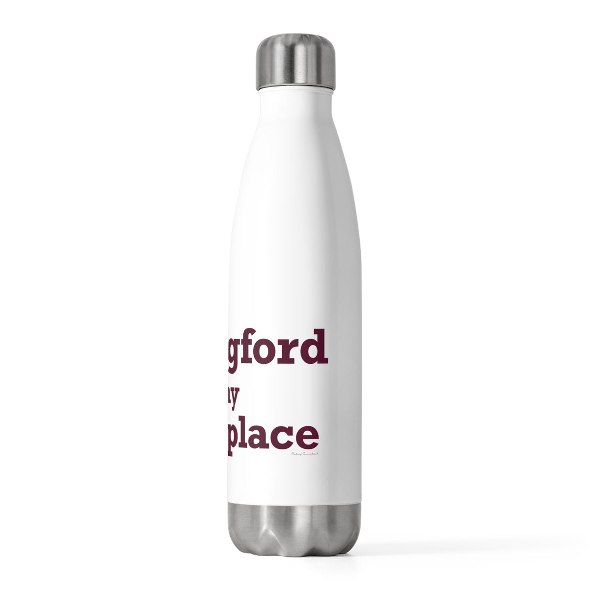 Wallingford is My Happy Place 20 oz Insulated Bottle