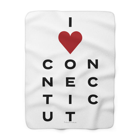 Connecticut Vision Sherpa Fleece Blanket