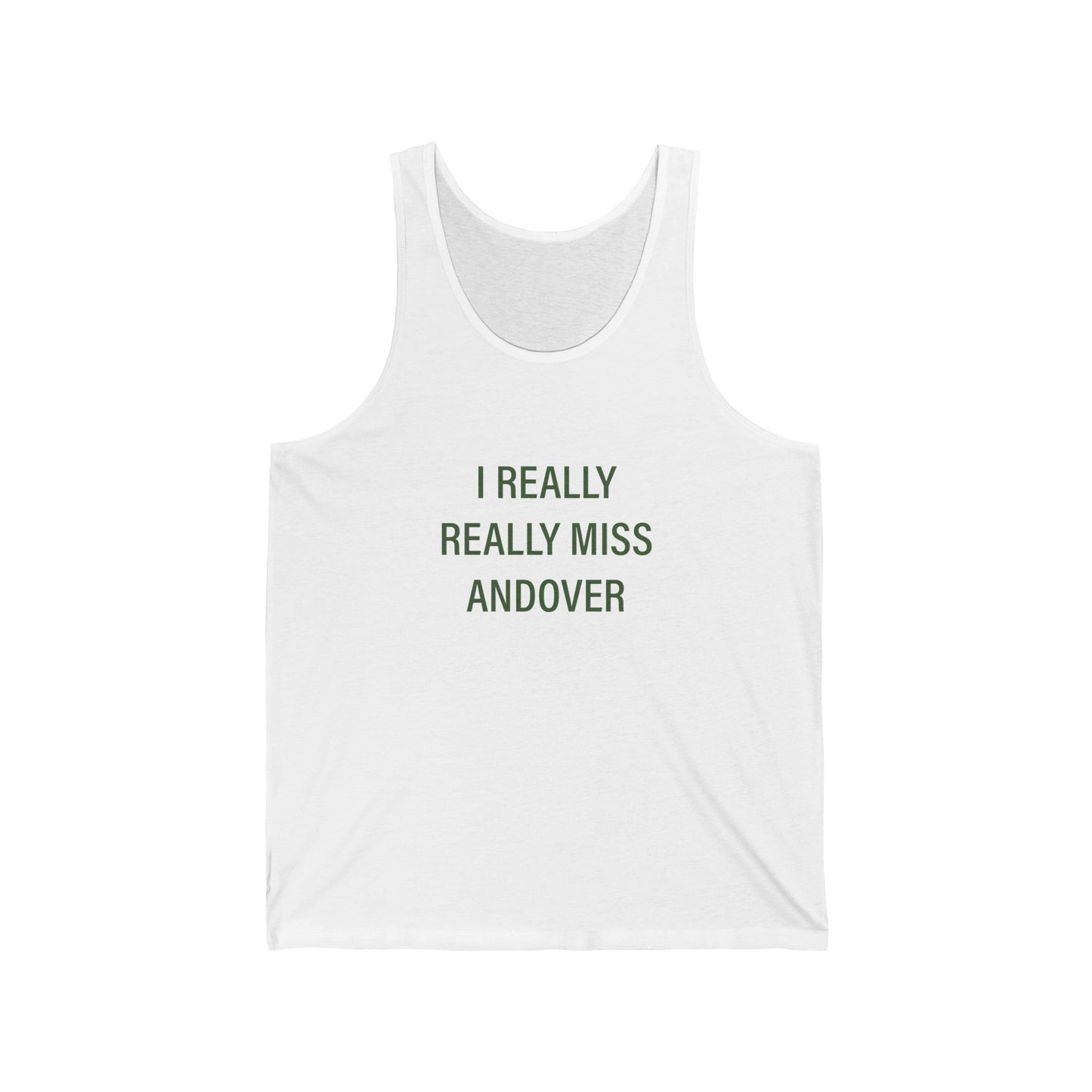 I Really Really Miss Andover Unisex Jersey Tank Top