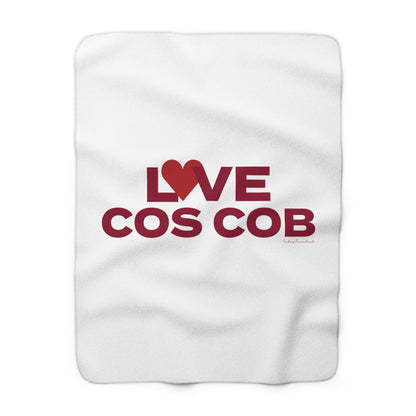 Love Cos Cob Sherpa Fleece Blanket