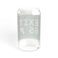 Vintage Exit 65 WCP Sign Sipper Glass, 16oz