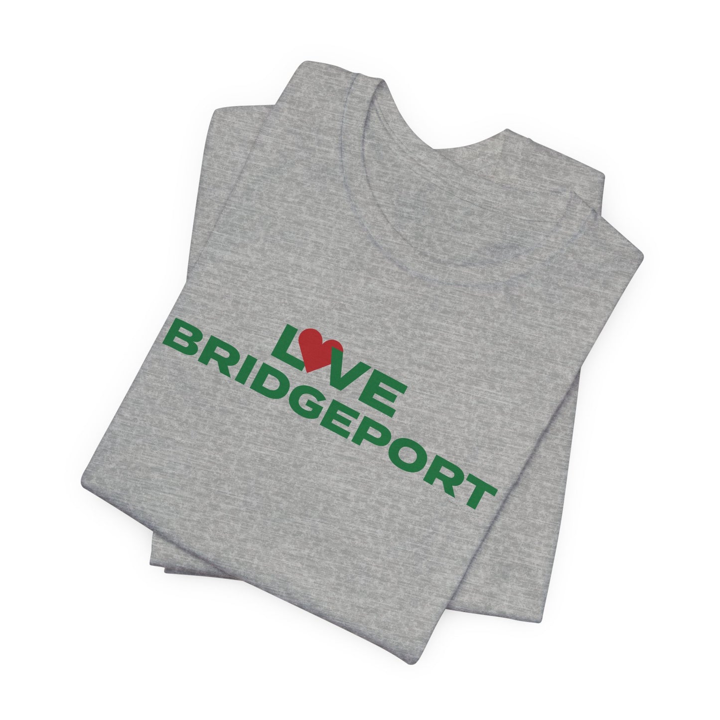 Love Bridgeport Unisex Jersey Short Sleeve T-Shirt
