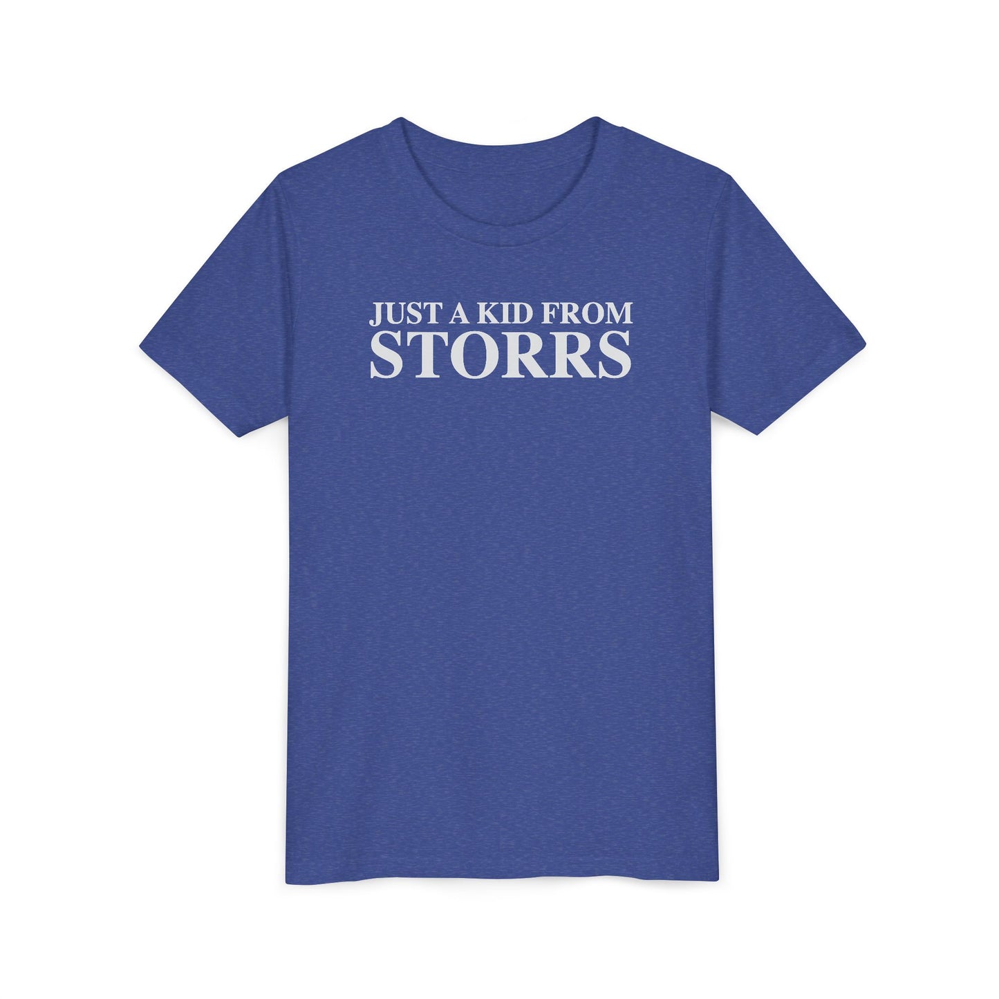 Just a kid from Storrs Youth Short Sleeve T-Shirt