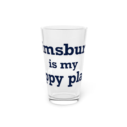 Simsbury is My Happy Place Pint Glass, 16oz
