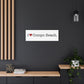 I Heart Compo Beach. Matte Canvas, Stretched, 1.25"