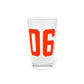 06810 Danbury Connecticut Zip Code Pint Glass, 16oz