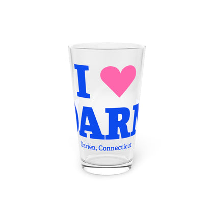 I Heart DARN Pint Glass, 16oz