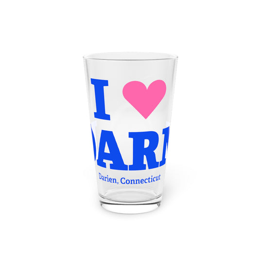 I Heart DARN Pint Glass, 16oz
