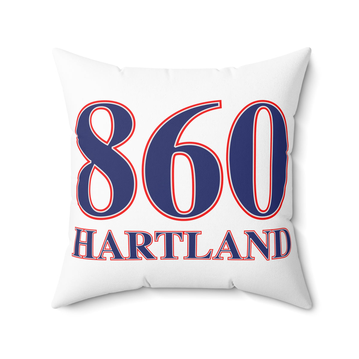 860 Hartland Red, White & Blue Spun Polyester Square Pillow