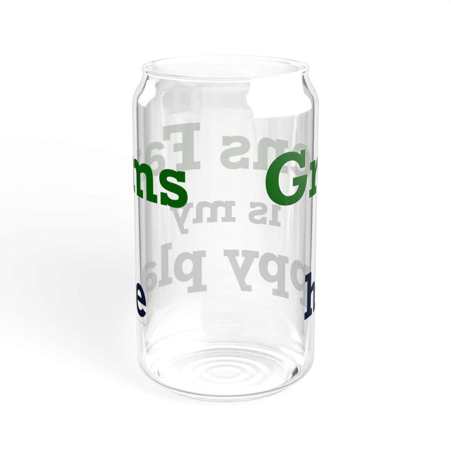 Greens Farms is my Happy Place Sipper Glass, 16oz