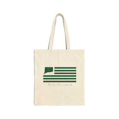 Berlin Connecticut St. Patrick’s Day Flag Cotton Canvas Tote Bag