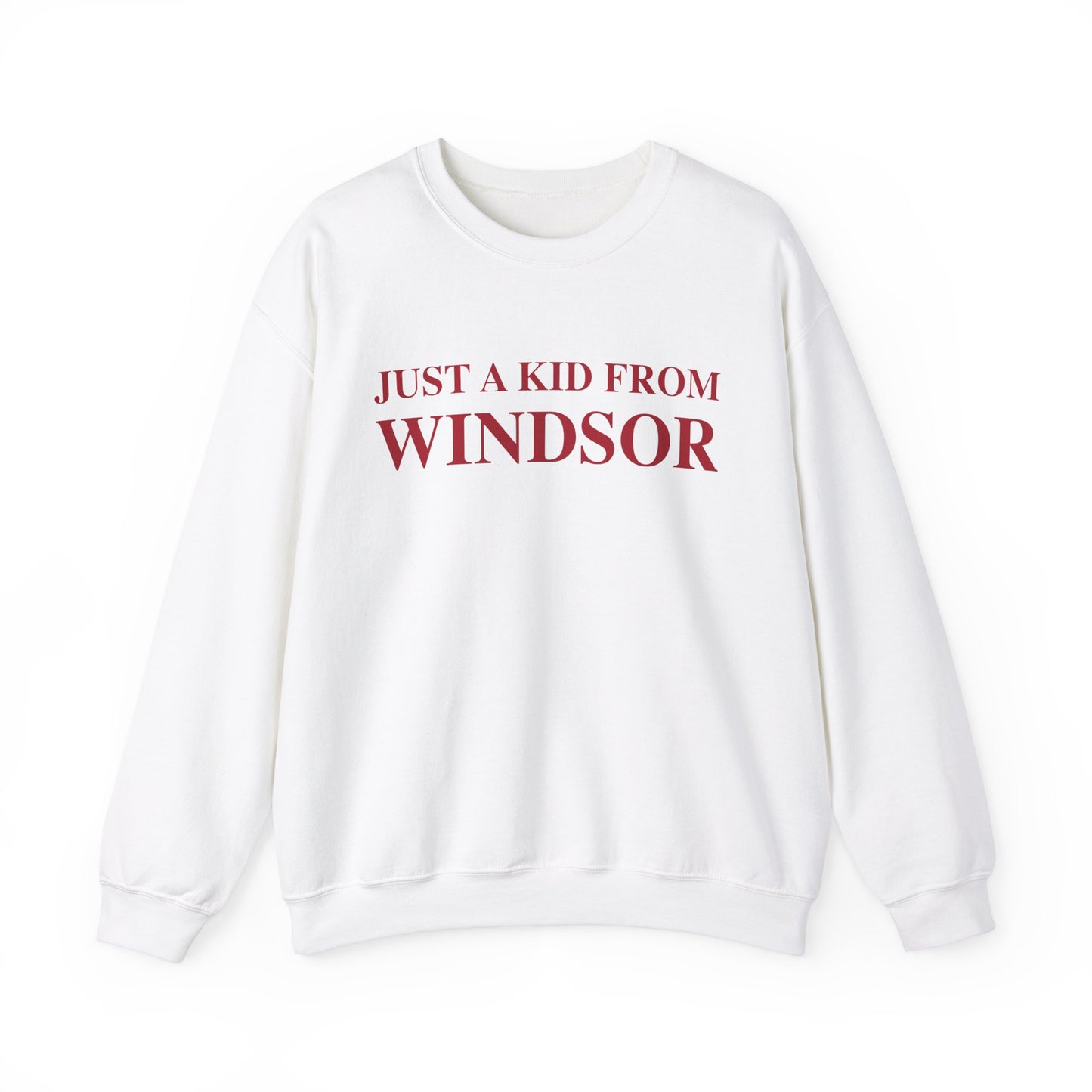 Just a kid from Windsor Unisex Heavy Blend™ Crewneck Sweatshirt