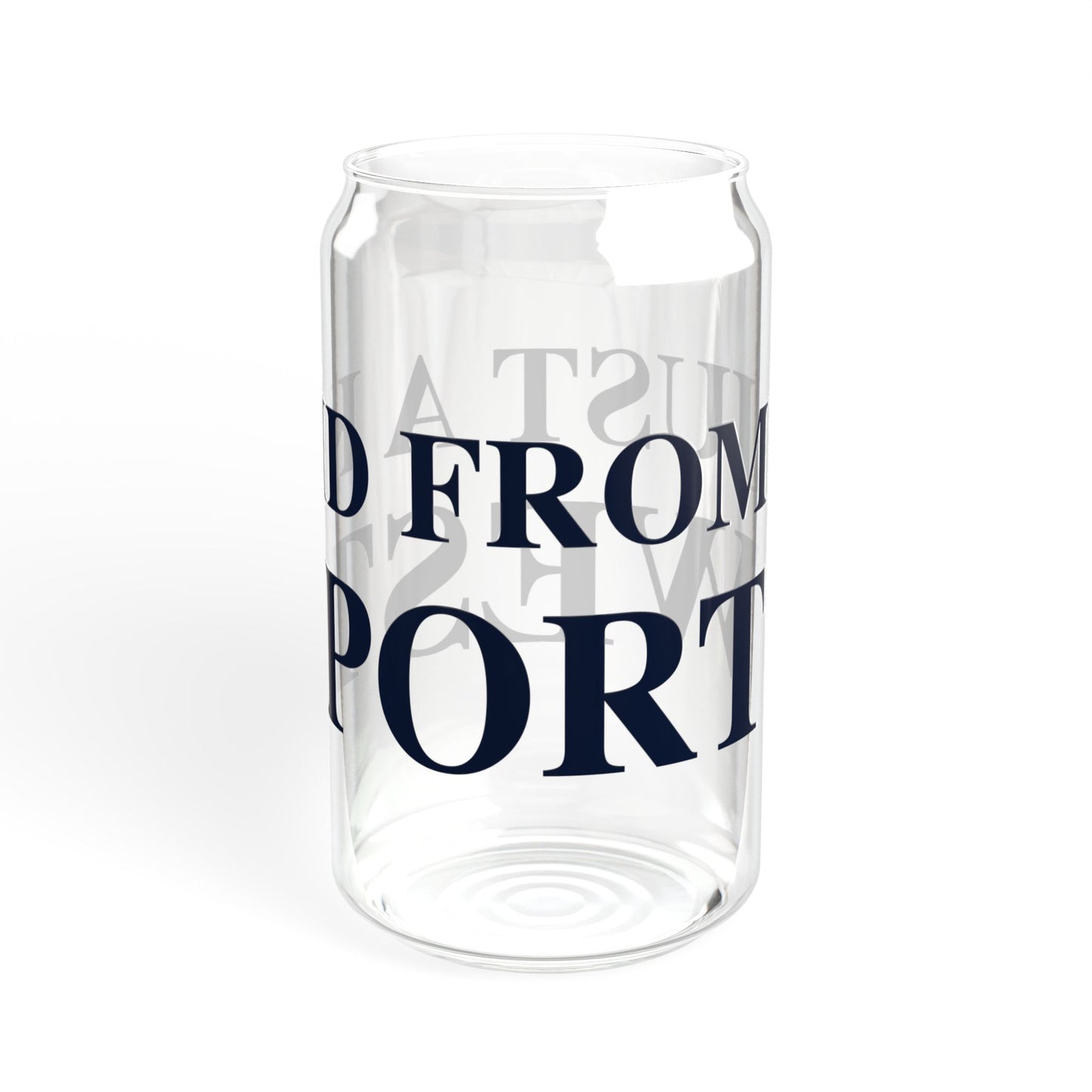 Just a kid from Westport Sipper Glass, 16oz