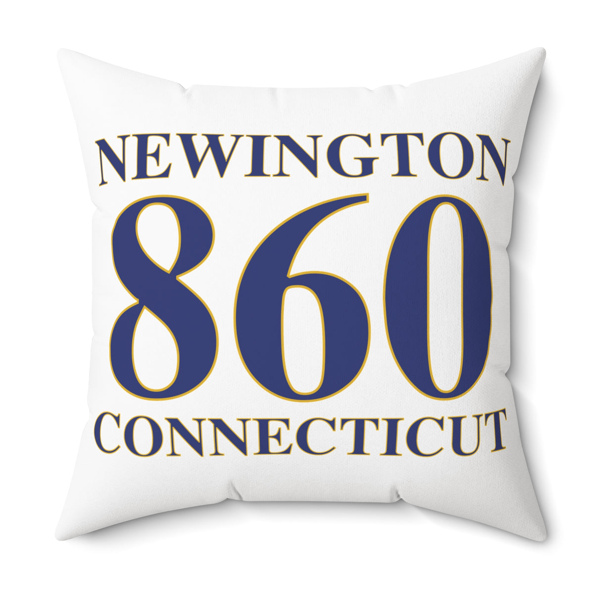 Newington 860 Connecticut Polyester Square Pillow