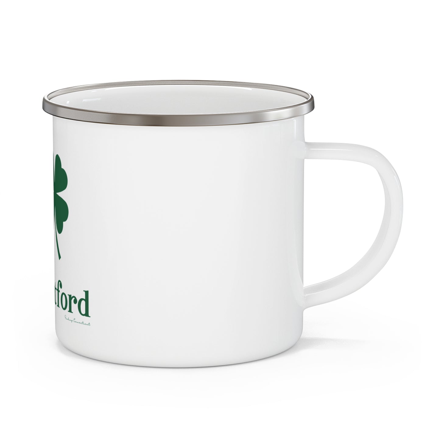 I Clover East Hartford Enamel Camping Mug