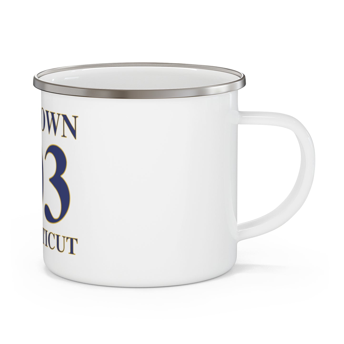 Newtown 203 Connecticut Enamel Camping Mug
