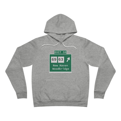 Vintage WCP Exit 59 Sign Unisex Sponge Fleece Pullover Hoodie