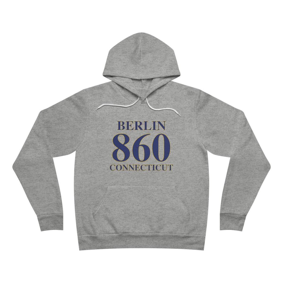 Berlin 860 Connecticut Unisex Sponge Fleece Pullover Hoodie