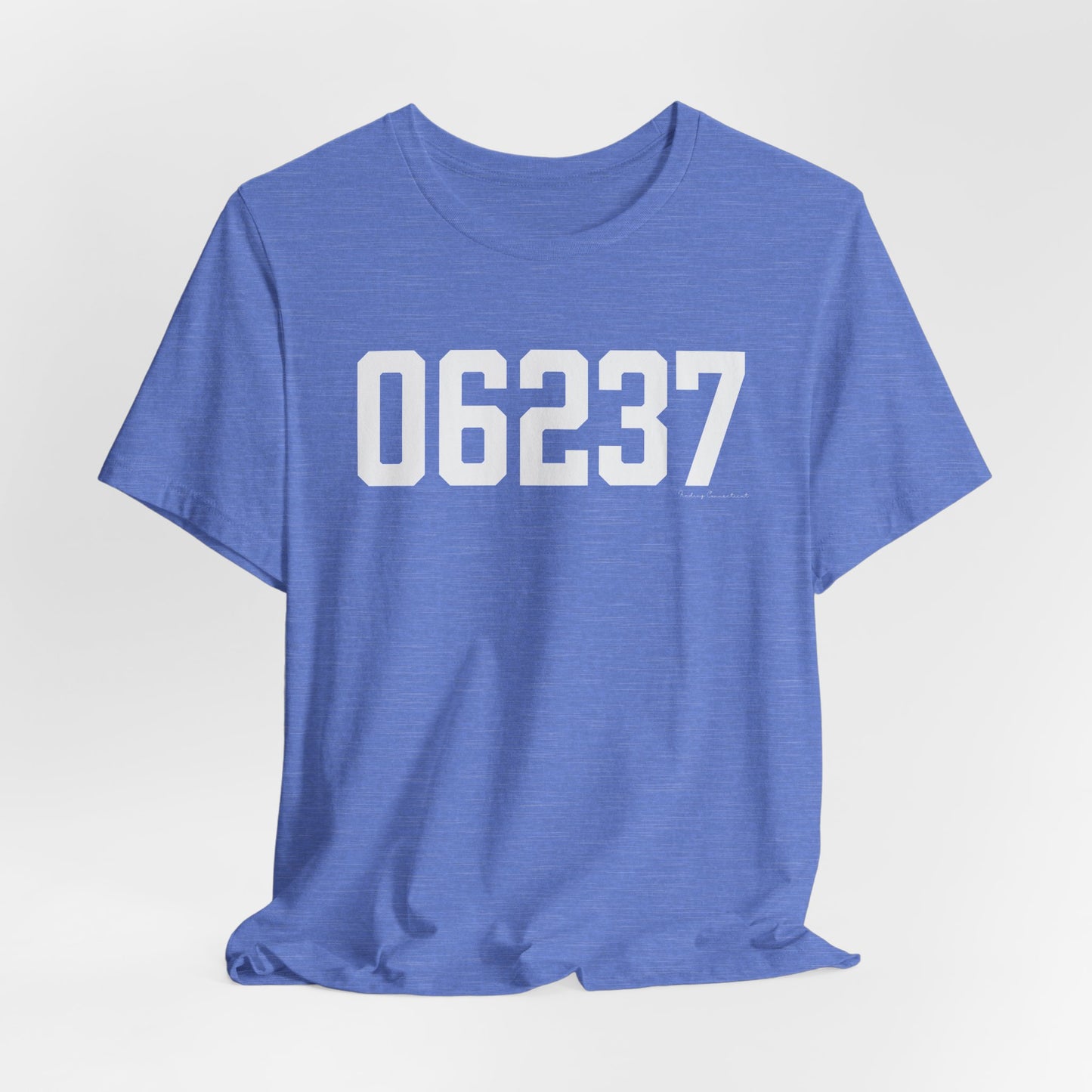 06237 Columbia CT Zip Code Unisex Jersey Short Sleeve T-Shirt