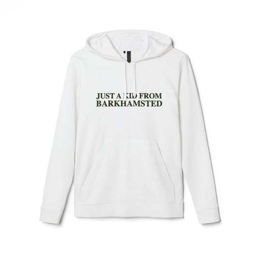 Just a kid from Barkhamsted adidas Unisex Fleece Hoodie