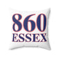 860 Essex Red, White & Blue Spun Polyester Square Pillow