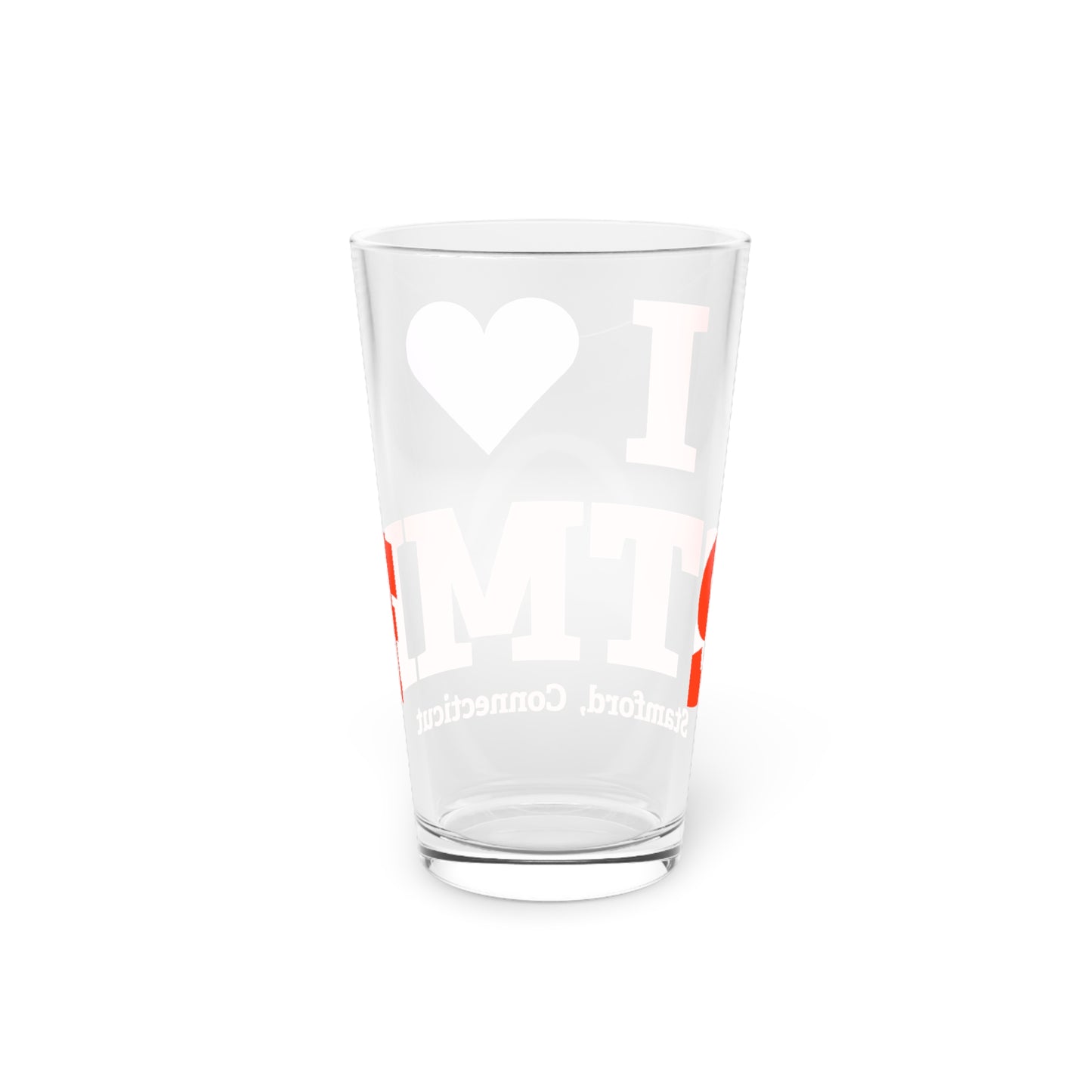 I Heart STMF Pint Glass, 16oz