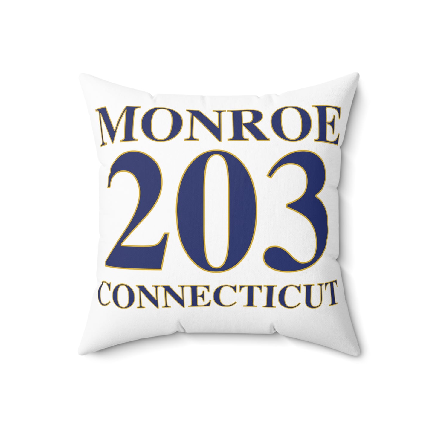 Monroe 203 Connecticut  Spun Polyester Square Pillow
