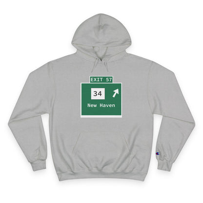 Vintage WCP Exit 57 Sign Champion Hoodie