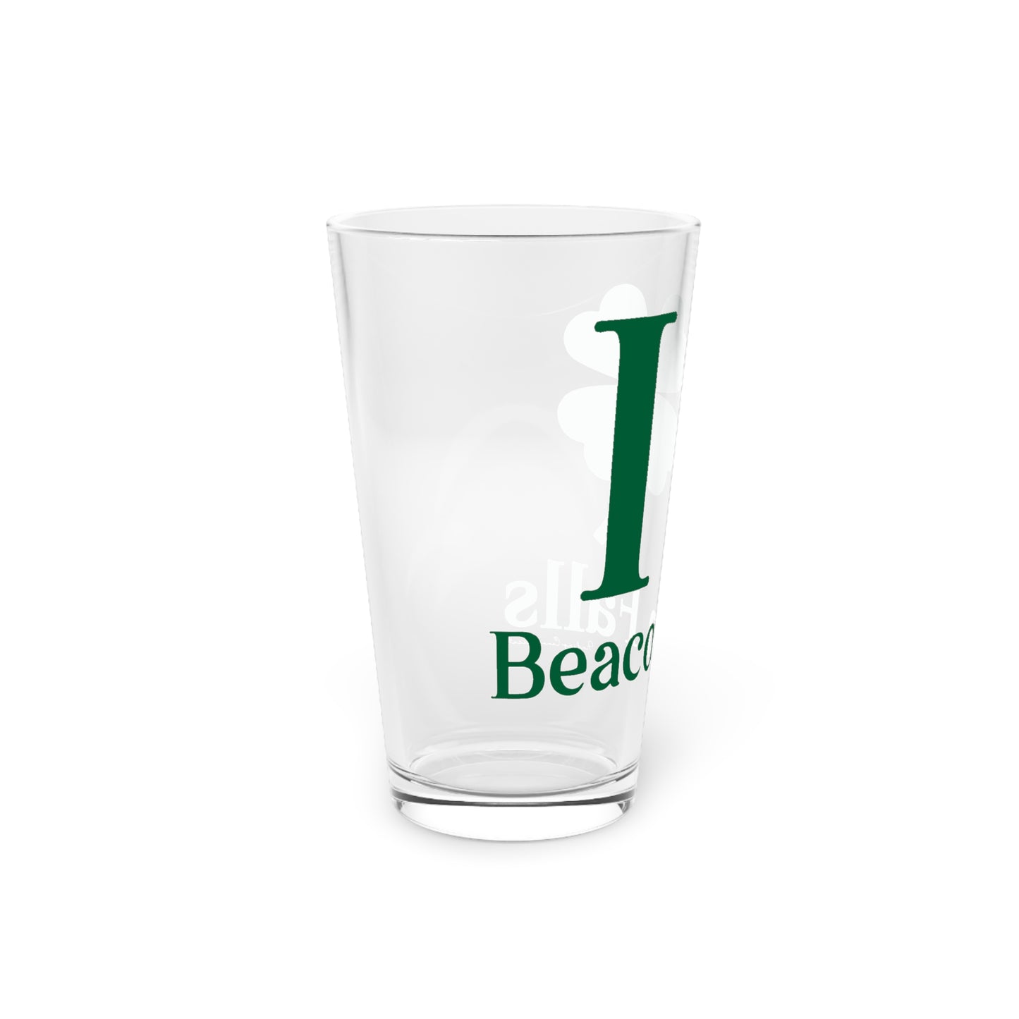 I Clover Beacon Falls Pint Glass, 16oz