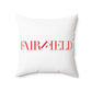 41 Tilt Fairfield Spun Polyester Square Pillow