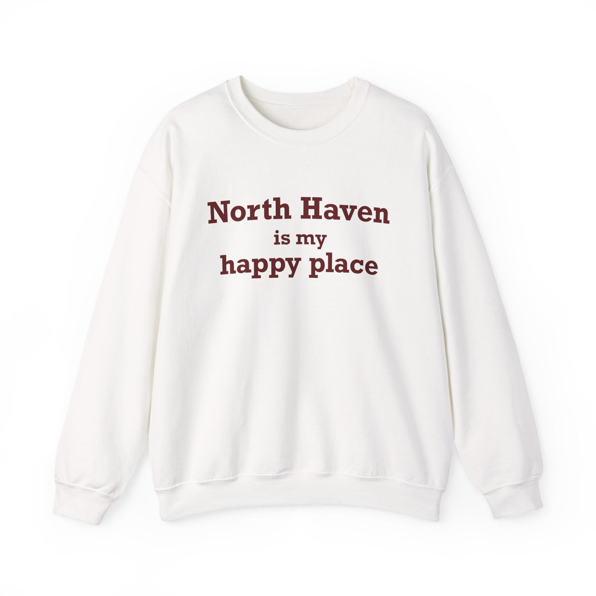 North Haven is My Happy Place Unisex Heavy Blend™ Crewneck Sweatshirt