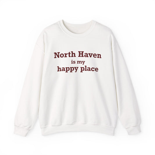 North Haven is My Happy Place Unisex Heavy Blend™ Crewneck Sweatshirt