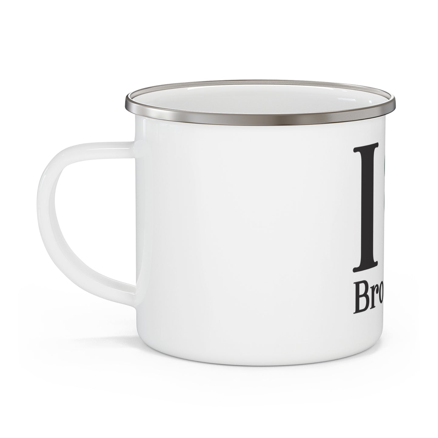 I Clover Brooklyn Enamel Camping Mug