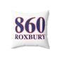 860 Roxbury Red White & Blue Spun Polyester Square Pillow