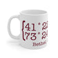 Bethel Coordinates Mug 11oz