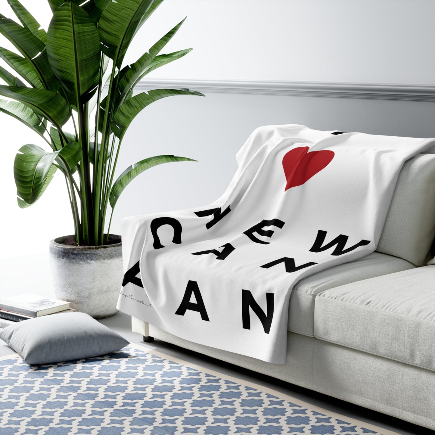New Canaan Vision  Sherpa Fleece Blanket