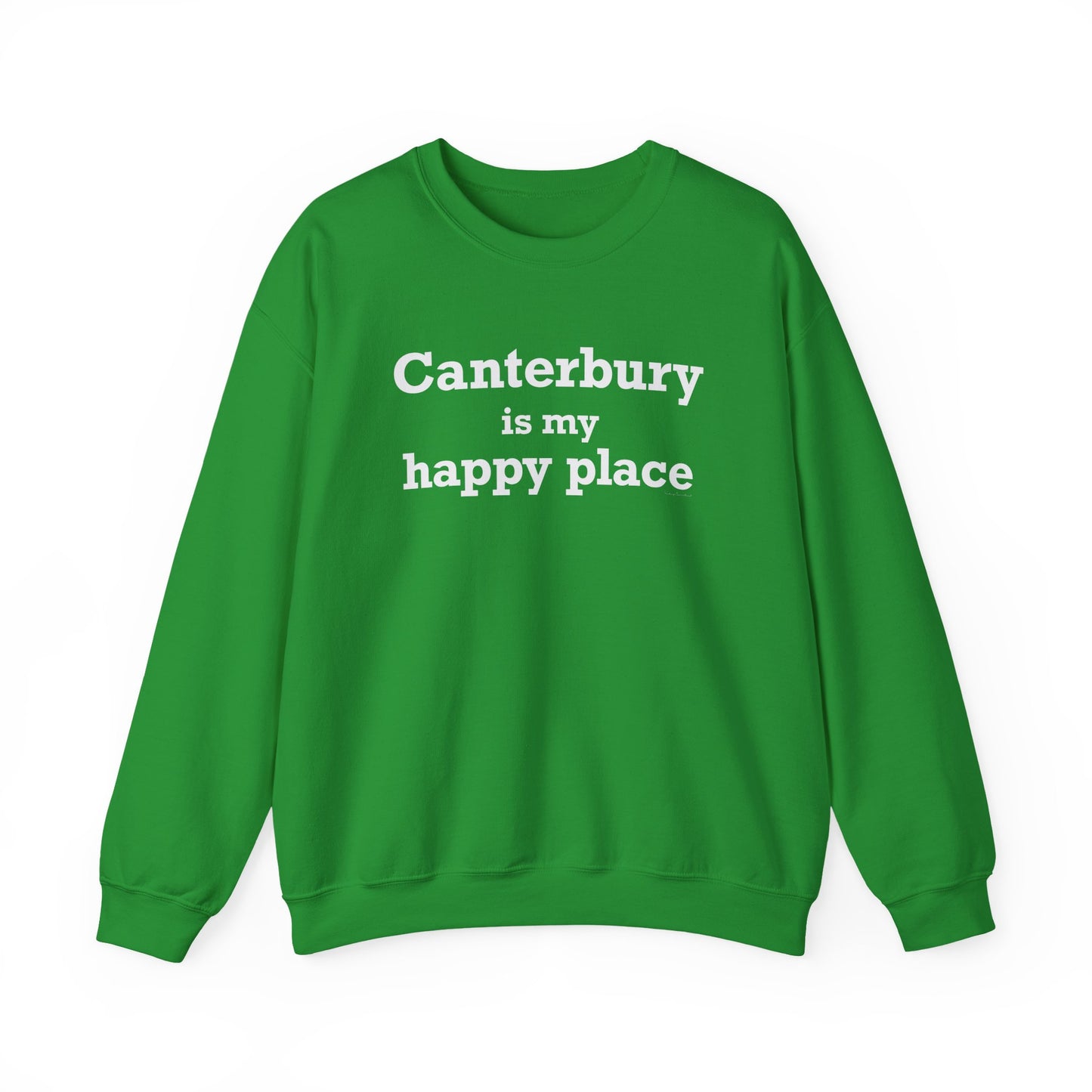 Canterbury is My Happy Place Unisex Heavy Blend™ Crewneck Sweatshirt