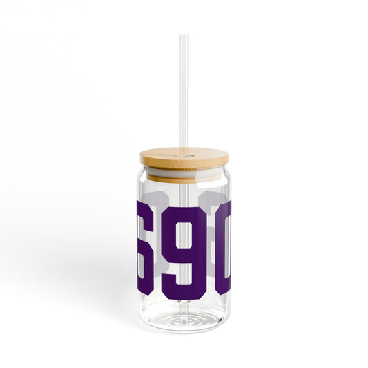06906 Stamford Connecticut Zip Code Sipper Glass, 16oz