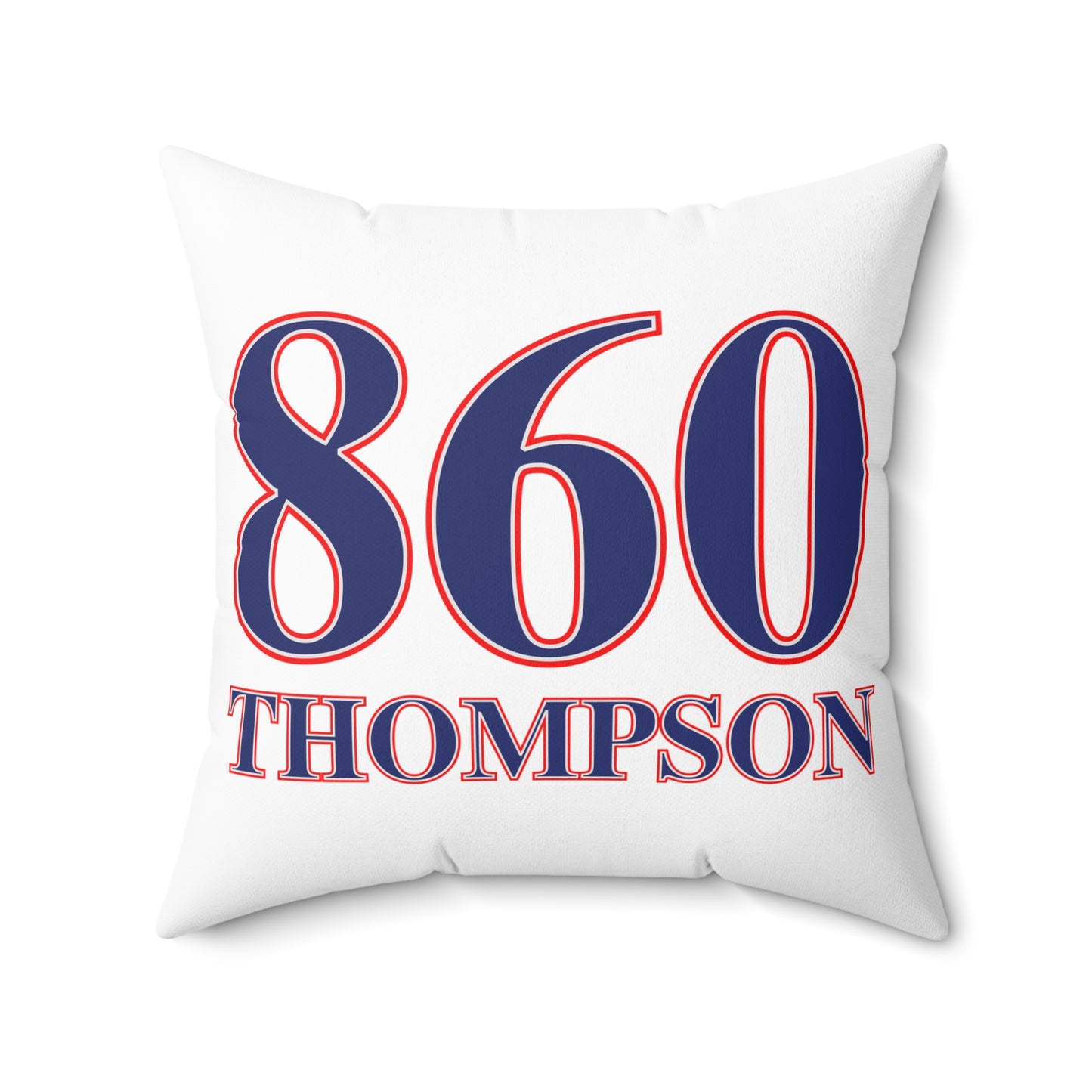 860 Thompson Red, White & Blue  Spun Polyester Square Pillow