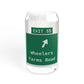 Vintage WCP Exit 55 Sign Sipper Glass, 16oz
