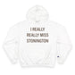 I Really Really Miss Stonington Champion Hoodie