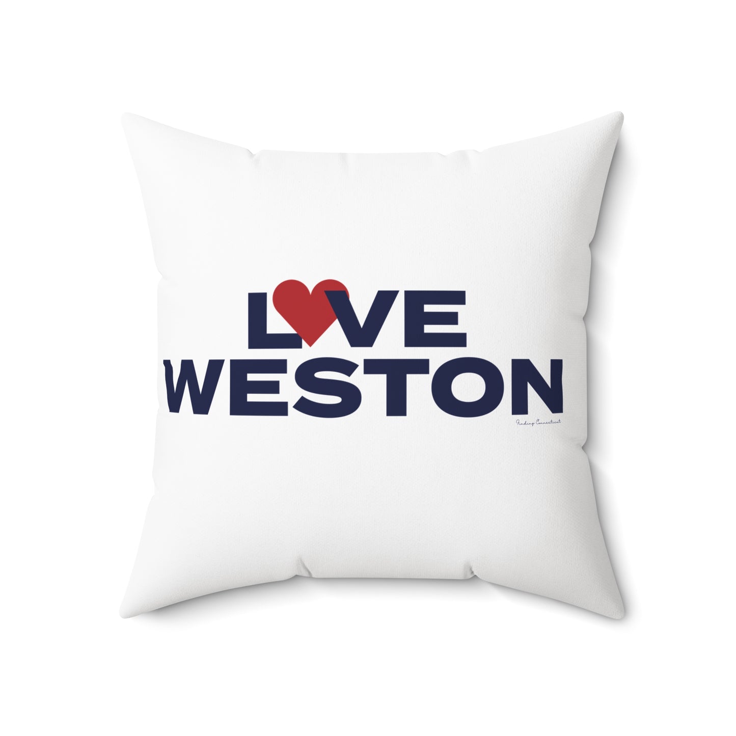 Love Weston Spun Polyester Square Pillow