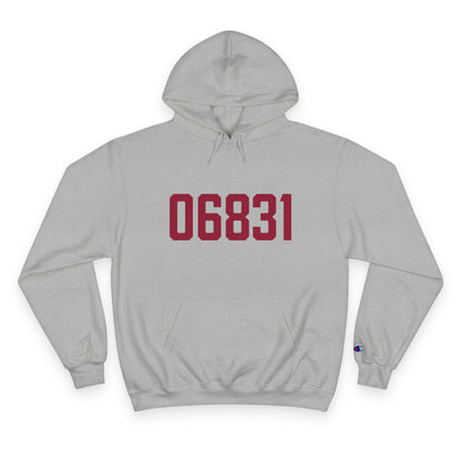 06831 - Greenwich Connecticut Zip Code Champion Hoodie