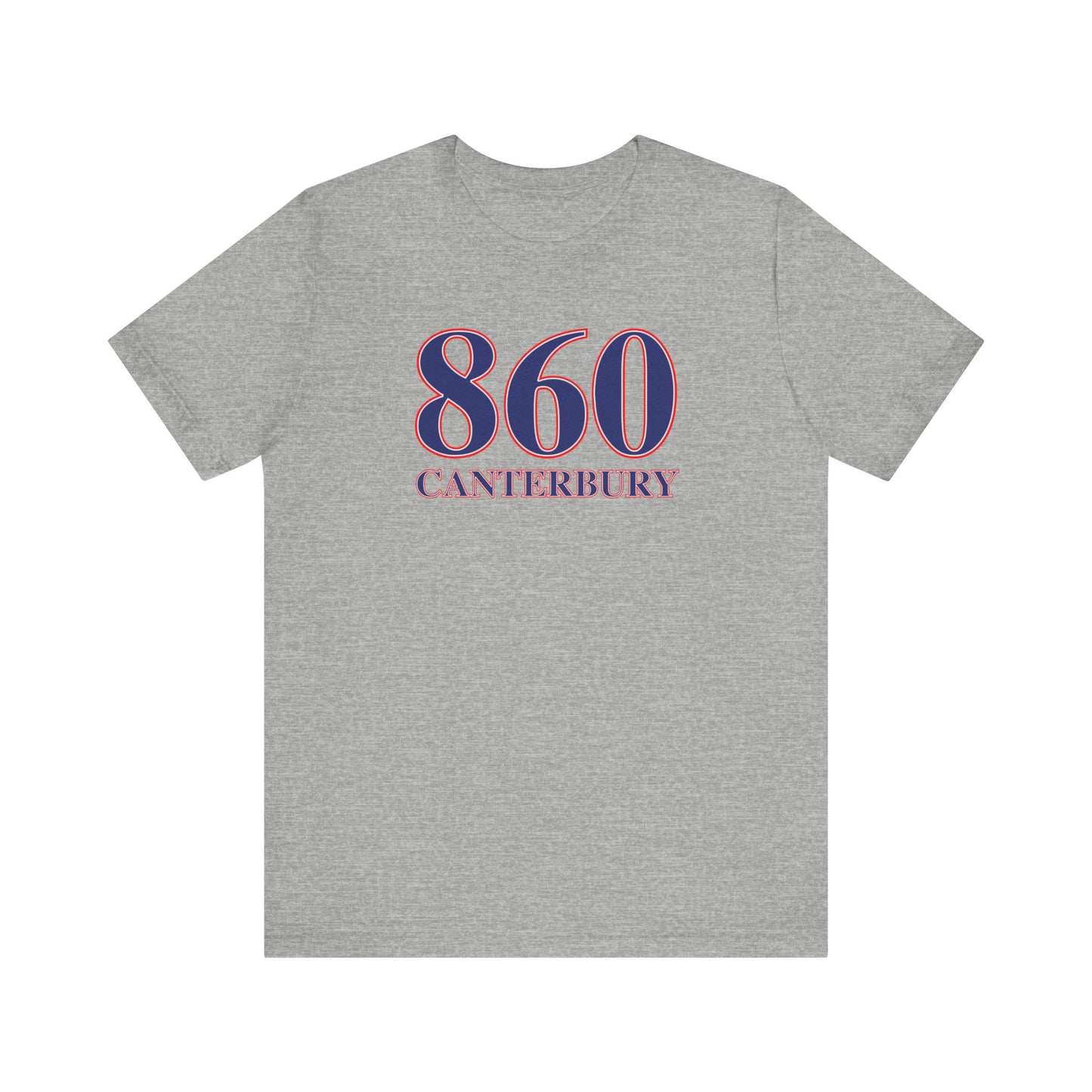 860 Canterbury Red White & Blue Unisex Jersey Short Sleeve T-Shirt